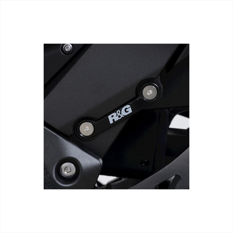アールアンドジー｜リアフットレストプレート BLK｜RG-BLP0104BK