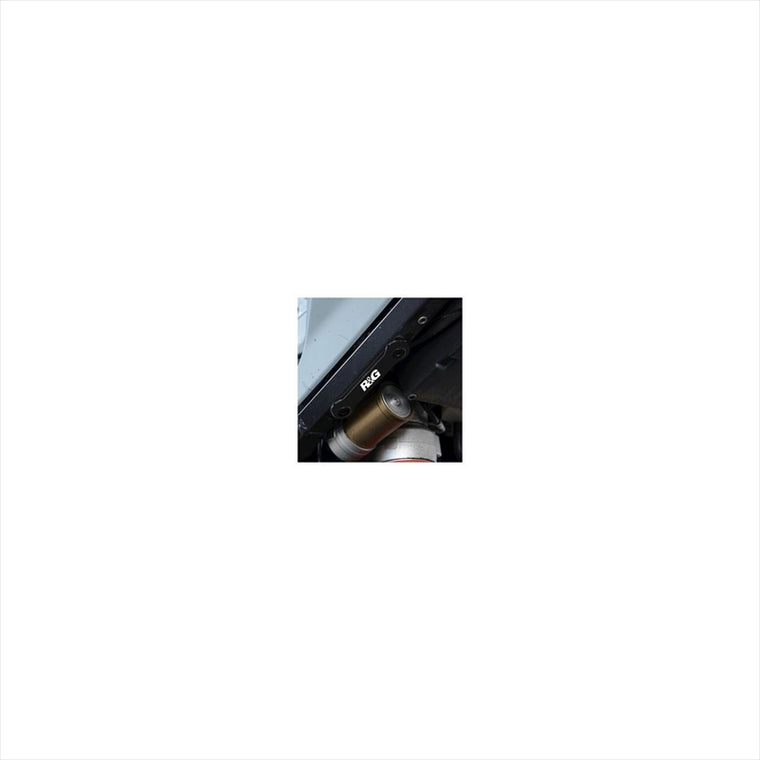 アールアンドジー｜リアフットレストプレート BLK｜RG-BLP0107BK