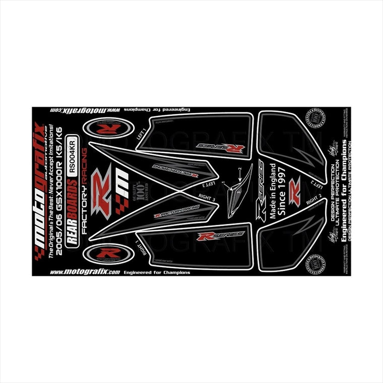 モトグラフィックス｜ボディパッド REAR ｜MT-RS004KR