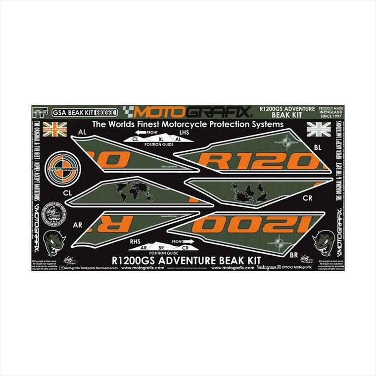 モトグラフィックス｜BEAK PROTECTION KIT ｜MT-BB005GO