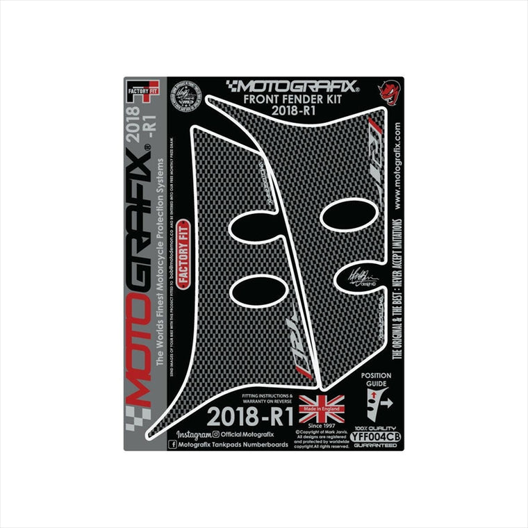モトグラフィックス｜フロントフェンダーキット CARBON ｜MT-YFF004CB