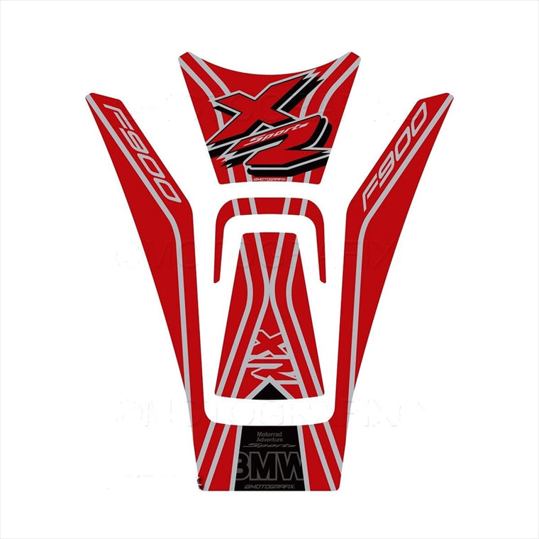 モトグラフィックス｜タンクパッド RED/BLK ｜MT-TB048R
