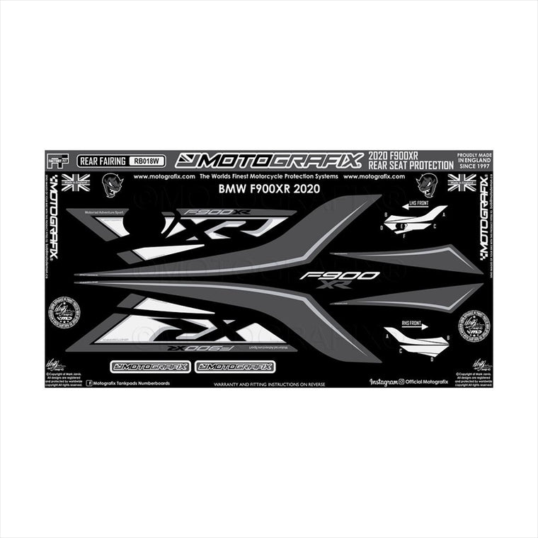 モトグラフィックス｜ボディパッド REAR ｜MT-RB018W