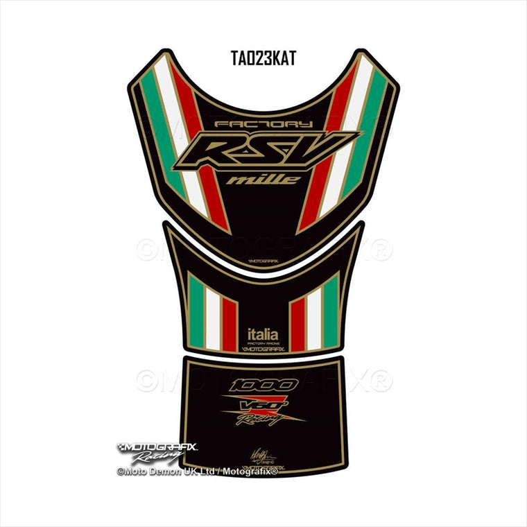 モトグラフィックス｜タンクパッド BLK/RED/WHT ｜MT-TA023KAT