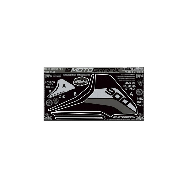 モトグラフィックス｜ボディパッド KNEE 右側 ｜MT-KT013K-P1