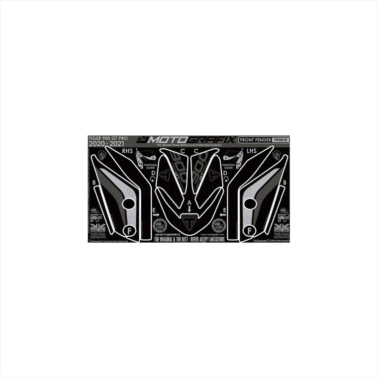 モトグラフィックス｜Mudguard Protection ｜MT-TFF001K