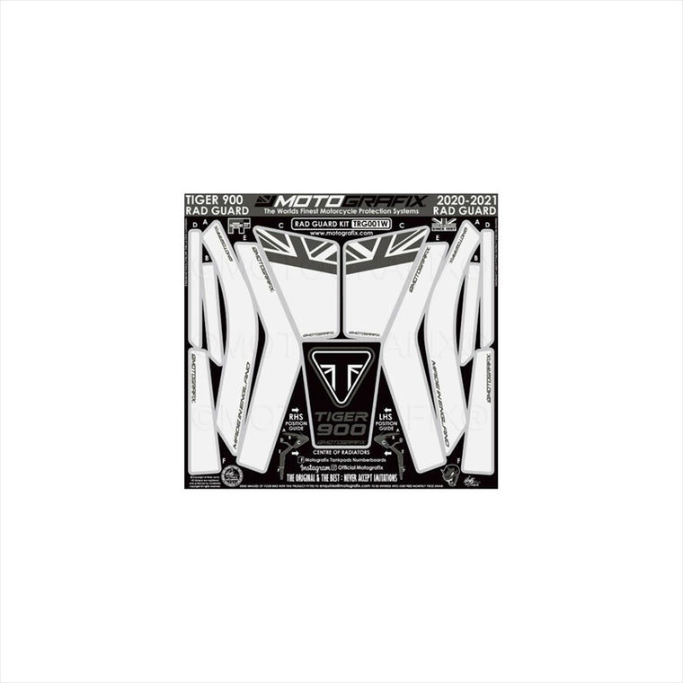 モトグラフィックス｜Radiator Guard Protection｜MT-TRG001W