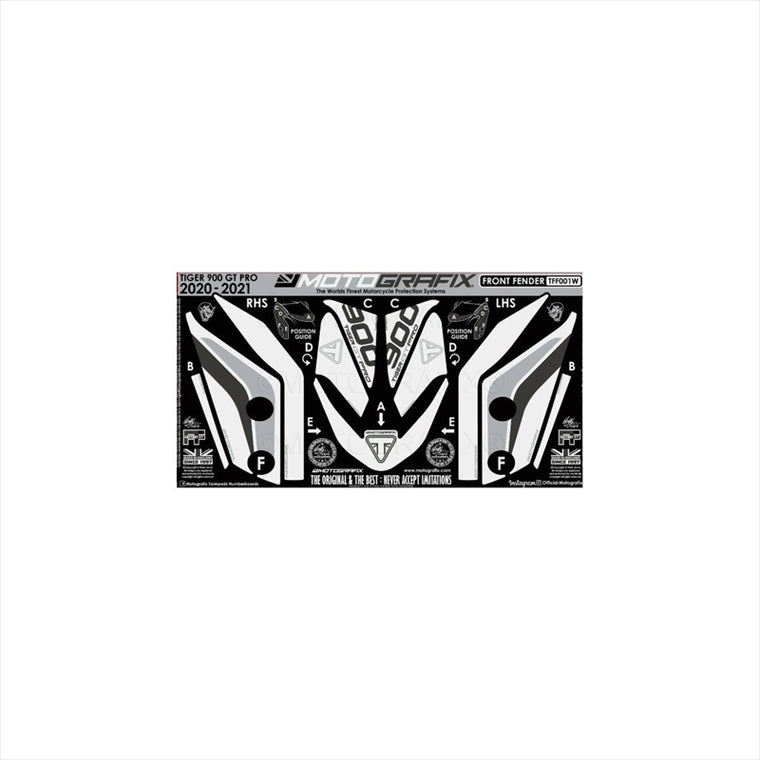 モトグラフィックス｜Mudguard Protection ｜MT-TFF001W