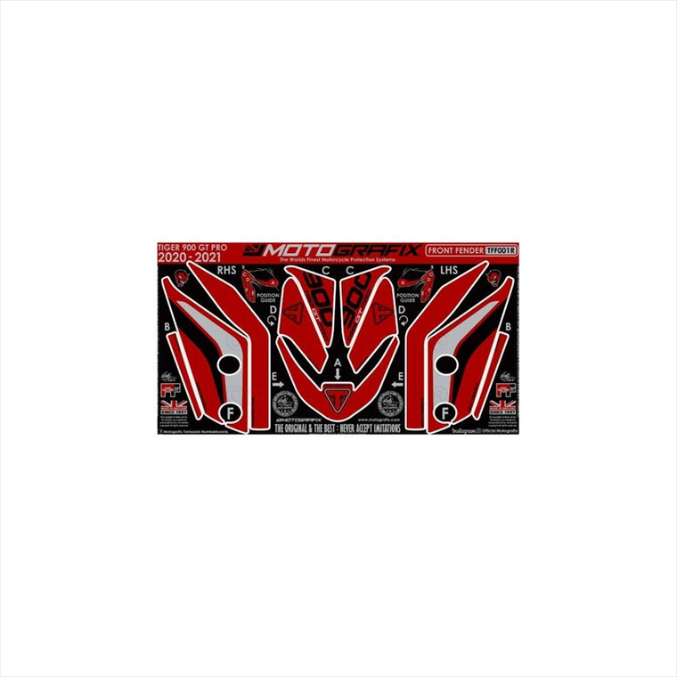 モトグラフィックス｜Mudguard Protection ｜MT-TFF001R