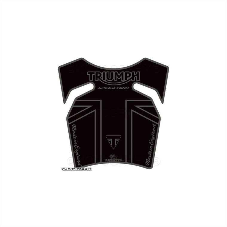 モトグラフィックス｜タンクパッド BLK/GRY ｜MT-TT040KK