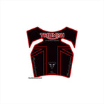 モトグラフィックス｜タンクパッド BLK/GRY/RED ｜MT-TT040KR