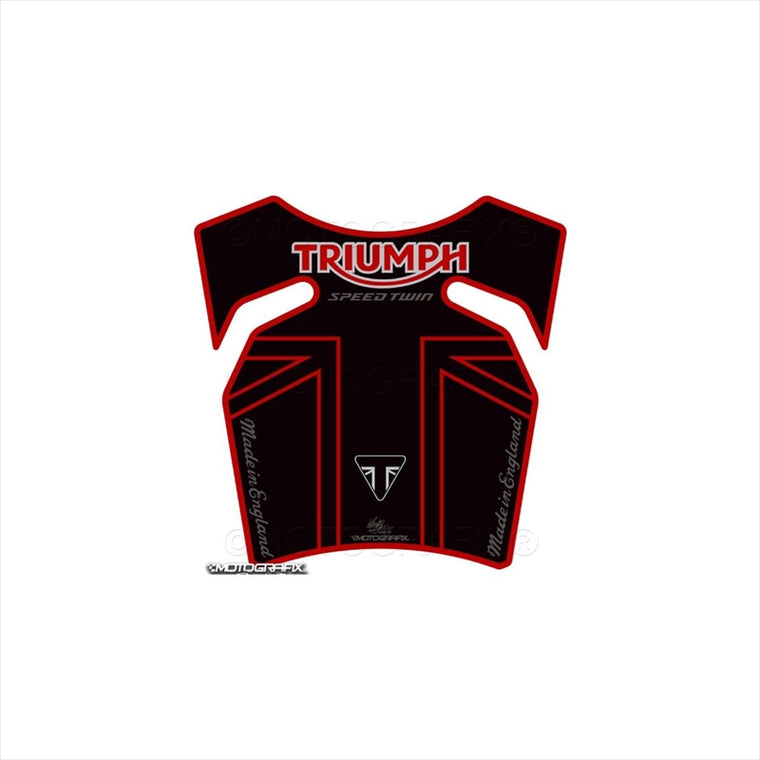 モトグラフィックス｜タンクパッド BLK/GRY/RED ｜MT-TT040KR