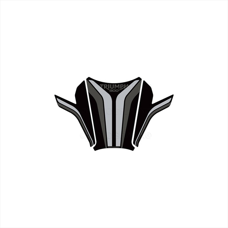 モトグラフィックス｜タンクパッド BLK/GRY/SIL ｜MT-TT038K