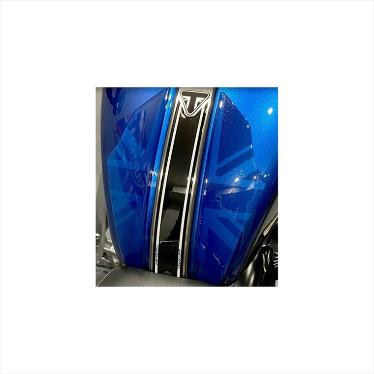 モトグラフィックス｜タンクパッド BLU/BLK/SIL ｜MT-TT046FJ