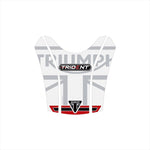 モトグラフィックス｜タンクパッド WHT/BLK/RED ｜MT-TT048SWR