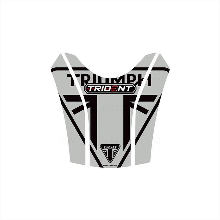 モトグラフィックス｜タンクパッド SIL/BLK ｜MT-TT048SK
