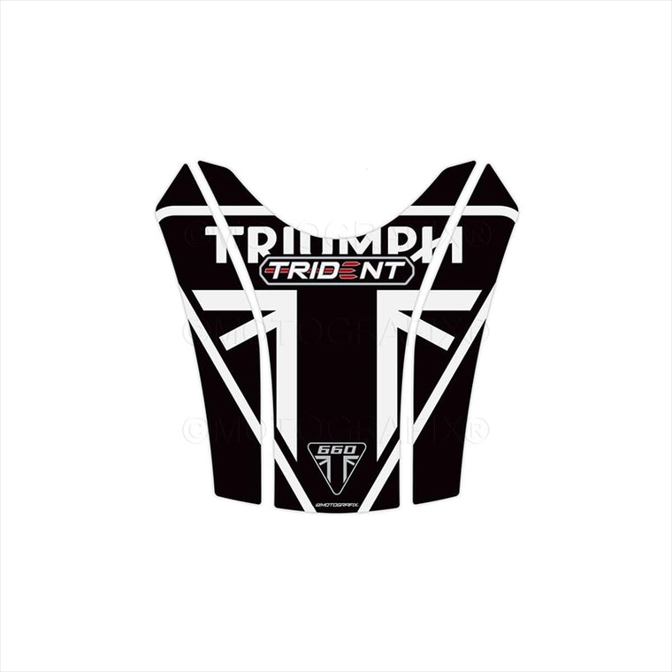 モトグラフィックス｜タンクパッド BLK/WHT ｜MT-TT048KW