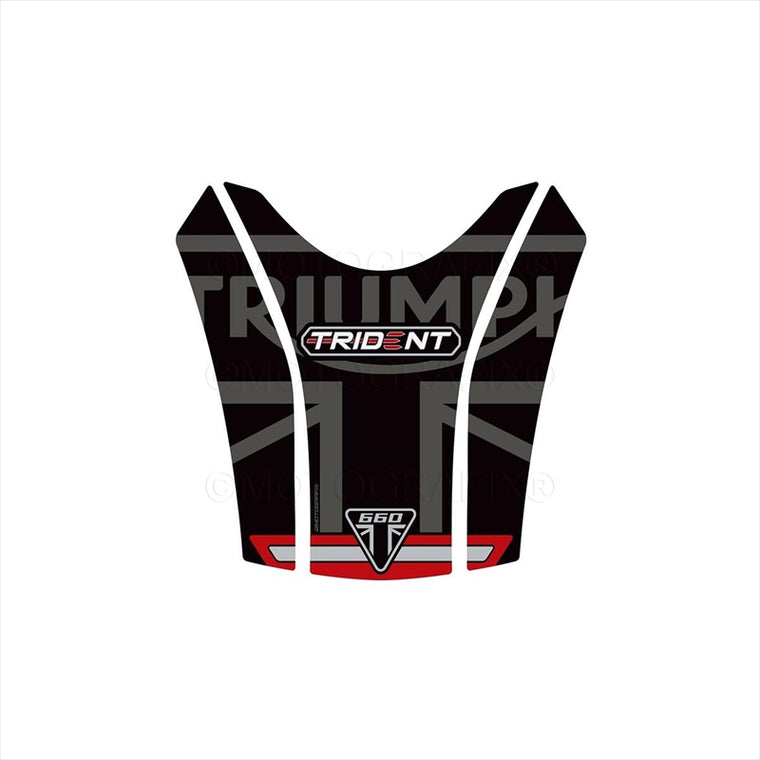 モトグラフィックス｜タンクパッド BLK/RED/GRY ｜MT-TT048KER