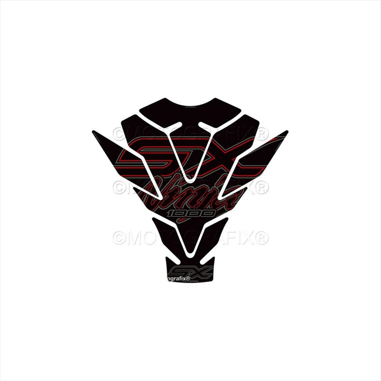 モトグラフィックス｜タンクパッド BLK/GRY/RED｜MT-TK027KR