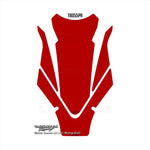 モトグラフィックス｜タンクパッド RED/BLK ｜MT-TB055PR