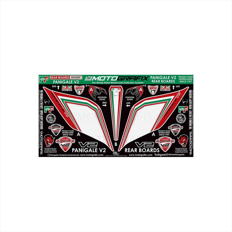 モトグラフィックス｜ボディパッド REAR ｜MT-RD020RT