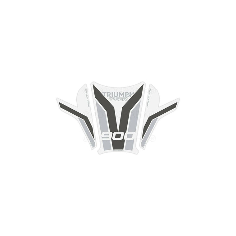 モトグラフィックス｜タンクパッド WHT/GRY/SIL ｜MT-TT051W
