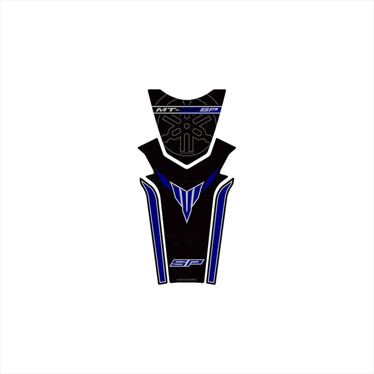 モトグラフィックス｜タンクパッド BLK/GRY/BLU ｜MT-TY032KB