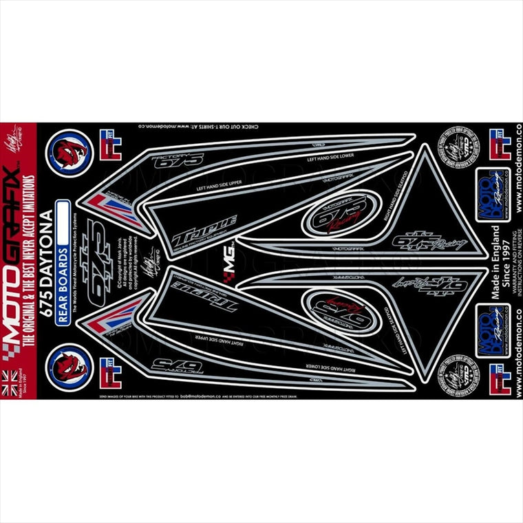 モトグラフィックス｜Rear Body Pad｜MT-RT001KS