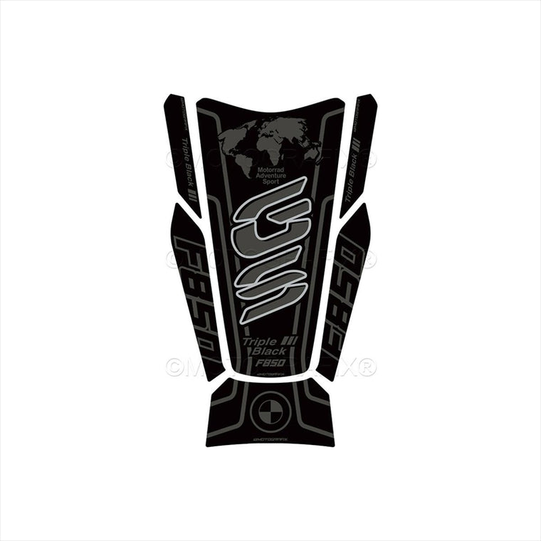 モトグラフィックス｜タンクパッド BLK/GRY/SIL ｜MT-TB047TB