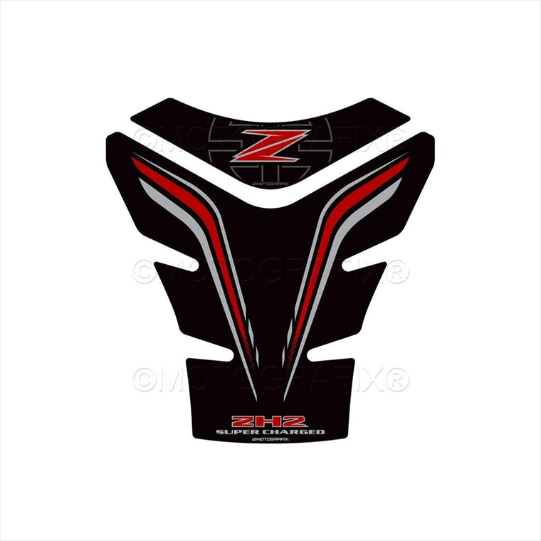 モトグラフィックス｜タンクパッド BLK/GRY/RED ｜MT-TK029KR