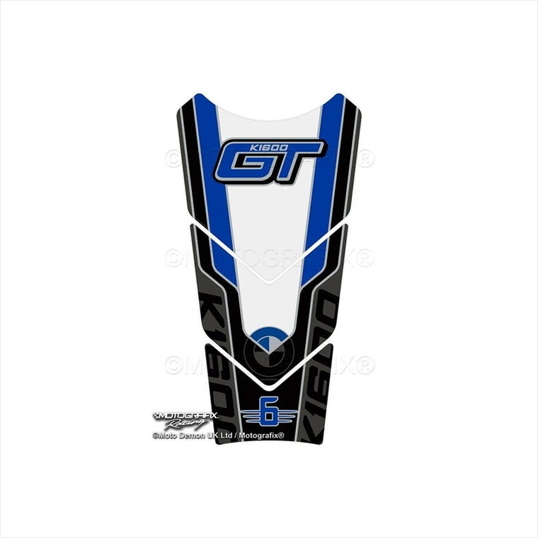 モトグラフィックス｜タンクパッド WHT/BLK/BLU ｜MT-TB059WBE