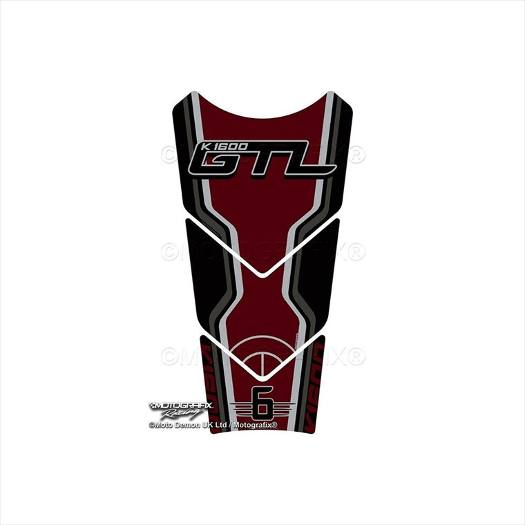 モトグラフィックス｜タンクパッド BURGUNDY/BLK ｜MT-TB060BRG