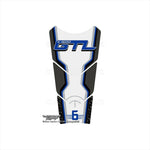 モトグラフィックス｜タンクパッド WHT/GRY/BLU ｜MT-TB060WBE