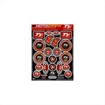 モトグラフィックス｜BLACK 3D GEL BADGE KIT ｜MT-IOMTTBS22R