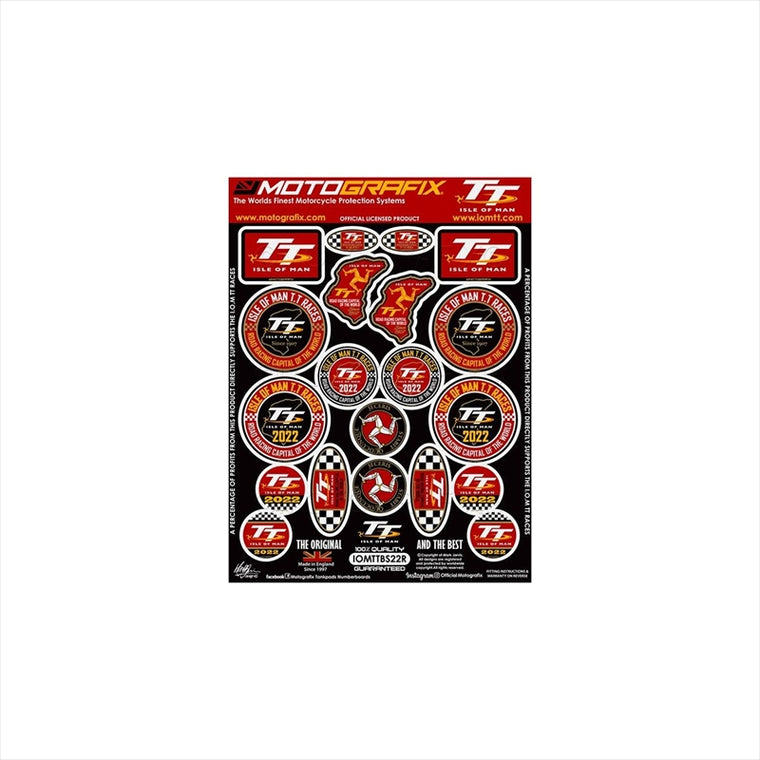 モトグラフィックス｜BLACK 3D GEL BADGE KIT ｜MT-IOMTTBS22R