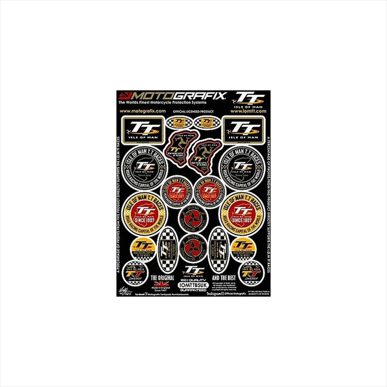 モトグラフィックス｜BLACK 3D GEL BADGE KIT ｜MT-IOMTTBSUK