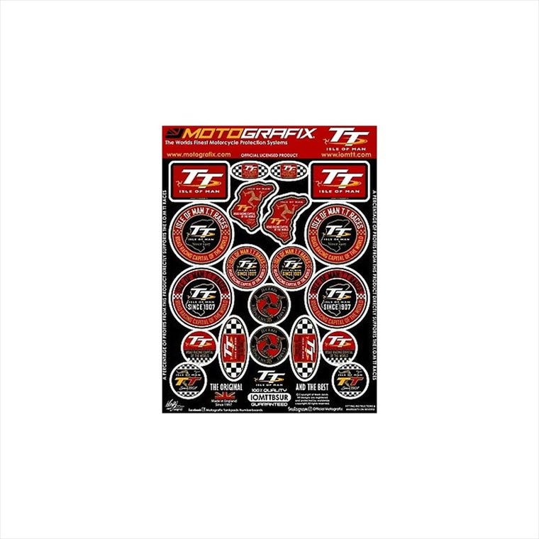 モトグラフィックス｜BLACK 3D GEL BADGE KIT ｜MT-IOMTTBSUR