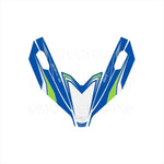 モトグラフィックス｜ボディパッド FRONT｜MT-NS027GPW