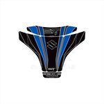モトグラフィックス｜タンクパッド BLK/BLU｜MT-TS039KBB
