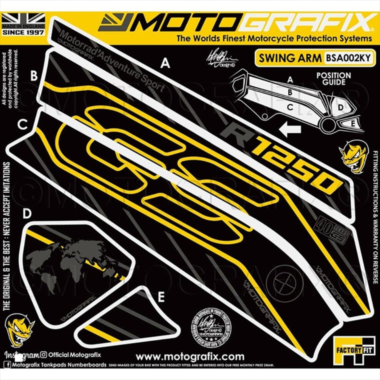 モトグラフィックス｜Swingarm Protector｜MT-BSA002KY
