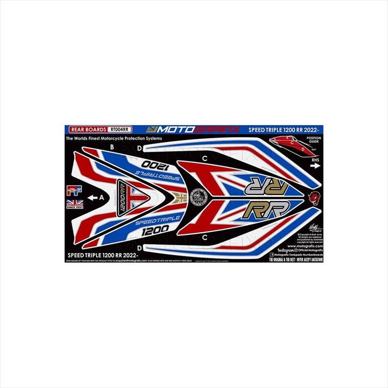 モトグラフィックス｜REAR BODY PAD｜MT-RT004RR
