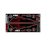 モトグラフィックス｜REAR BODY PAD｜MT-RH009KR