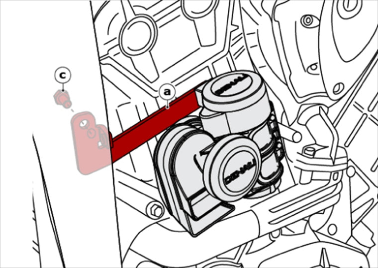 DENALI(デナリ)｜Horn Mounting Bracket ｜HMT.25.10000