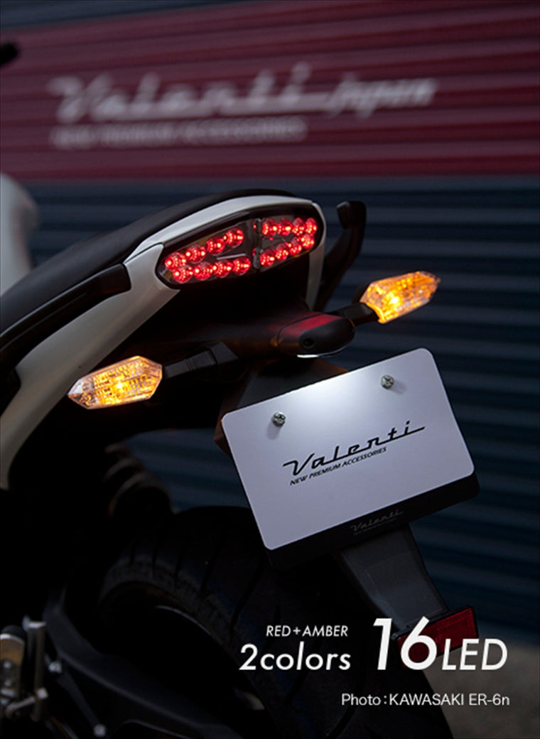 Valenti Moto(ヴァレンティモト)｜ジュエルLEDテールランプ スモーク｜MTK-0965R-SC