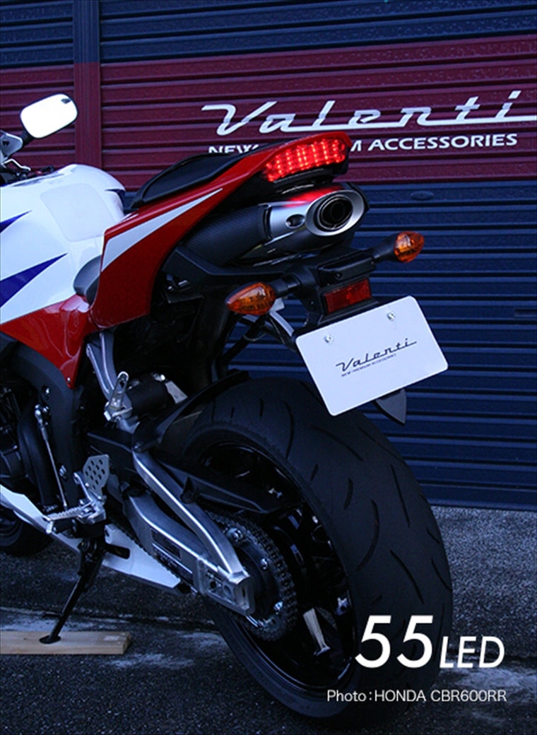 Valenti Moto(ヴァレンティモト)｜ジュエルLEDテールランプ スモーク｜MTH-13RR6-SC