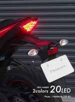 Valenti Moto(ヴァレンティモト)｜ジュエルLEDテールランプ クリア｜MTY-15MT7-CC