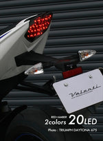 Valenti Moto(ヴァレンティモト)｜ジュエルLEDテールランプ スモーク｜MTT-13DT6-SC