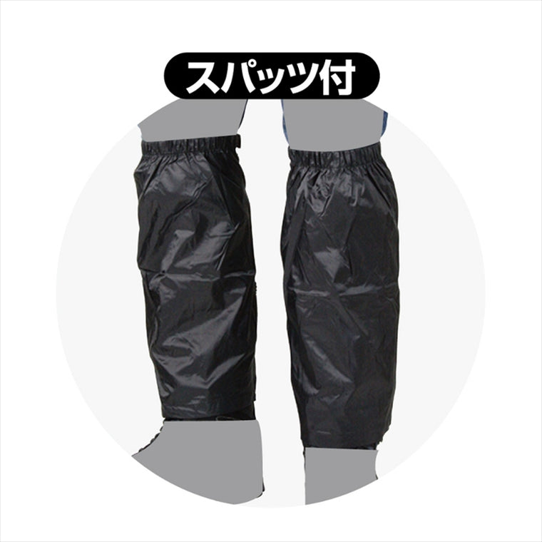 【ラフアンドロード】ラフ＆ロード デュアルテックスラフレインコート ブラック L RR7810BK3