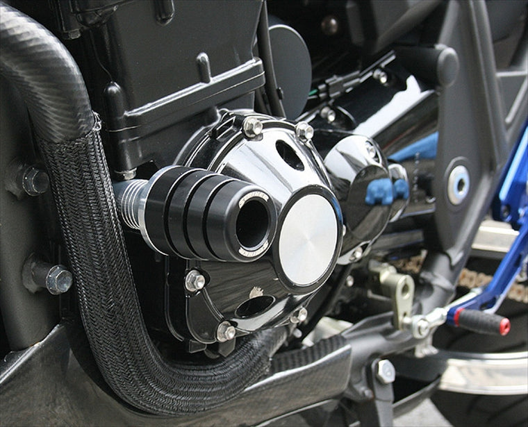 STRIKER(ストライカー)｜ガードスライダー シルバー ZRX1100/1200/DAEG｜SS-GS101A-F2