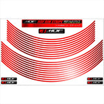 エムディーエフ｜ミラー リムストライプ ミラーレッド 文字なし｜RIM-4M-MR-17&19N